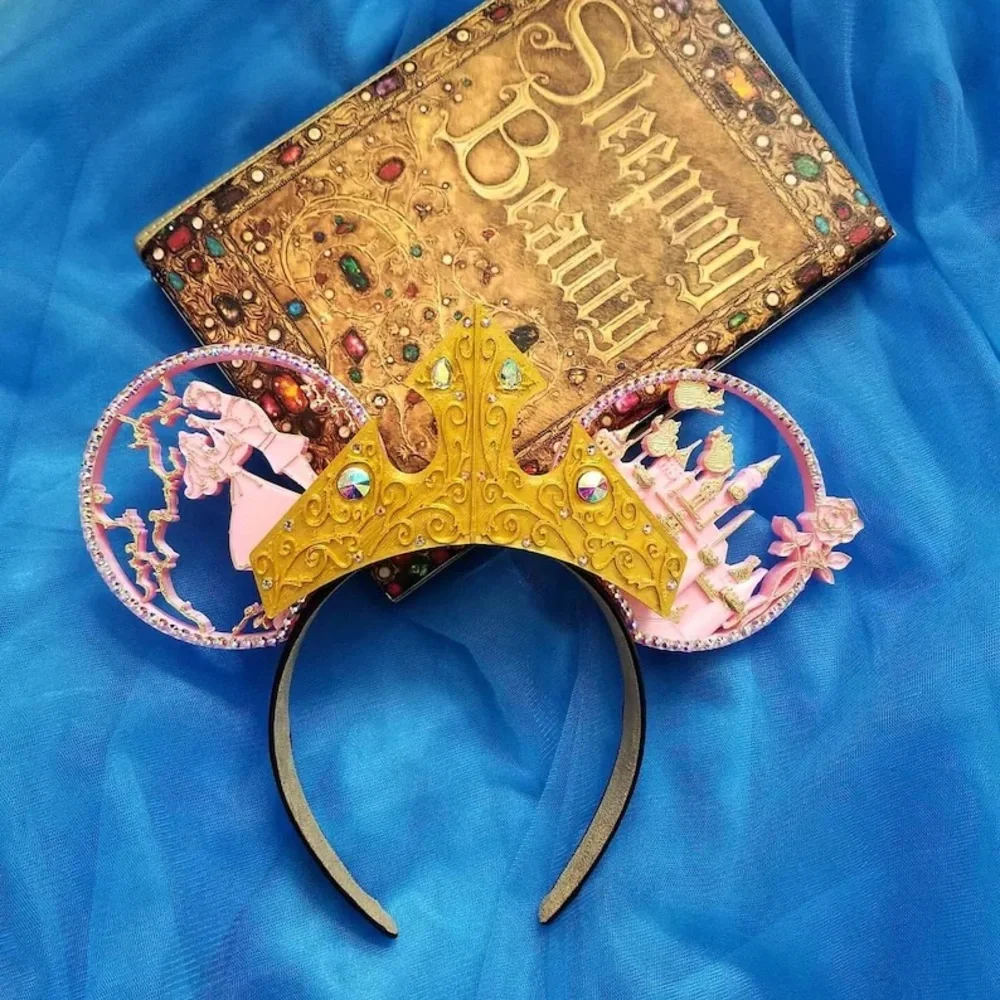 Gold and Pink Fantasy Headband - Picture 1 of 3